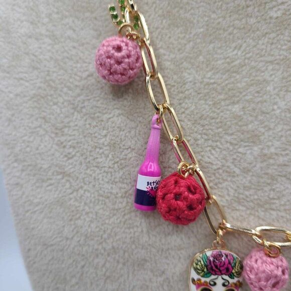 Betsey Johnson Cowgirl Charm Necklace NWT!  NEW! - Picture 2 of 6